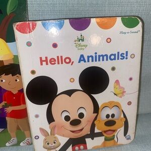 Disney Baby Hello Animals Sound Book - Colorful